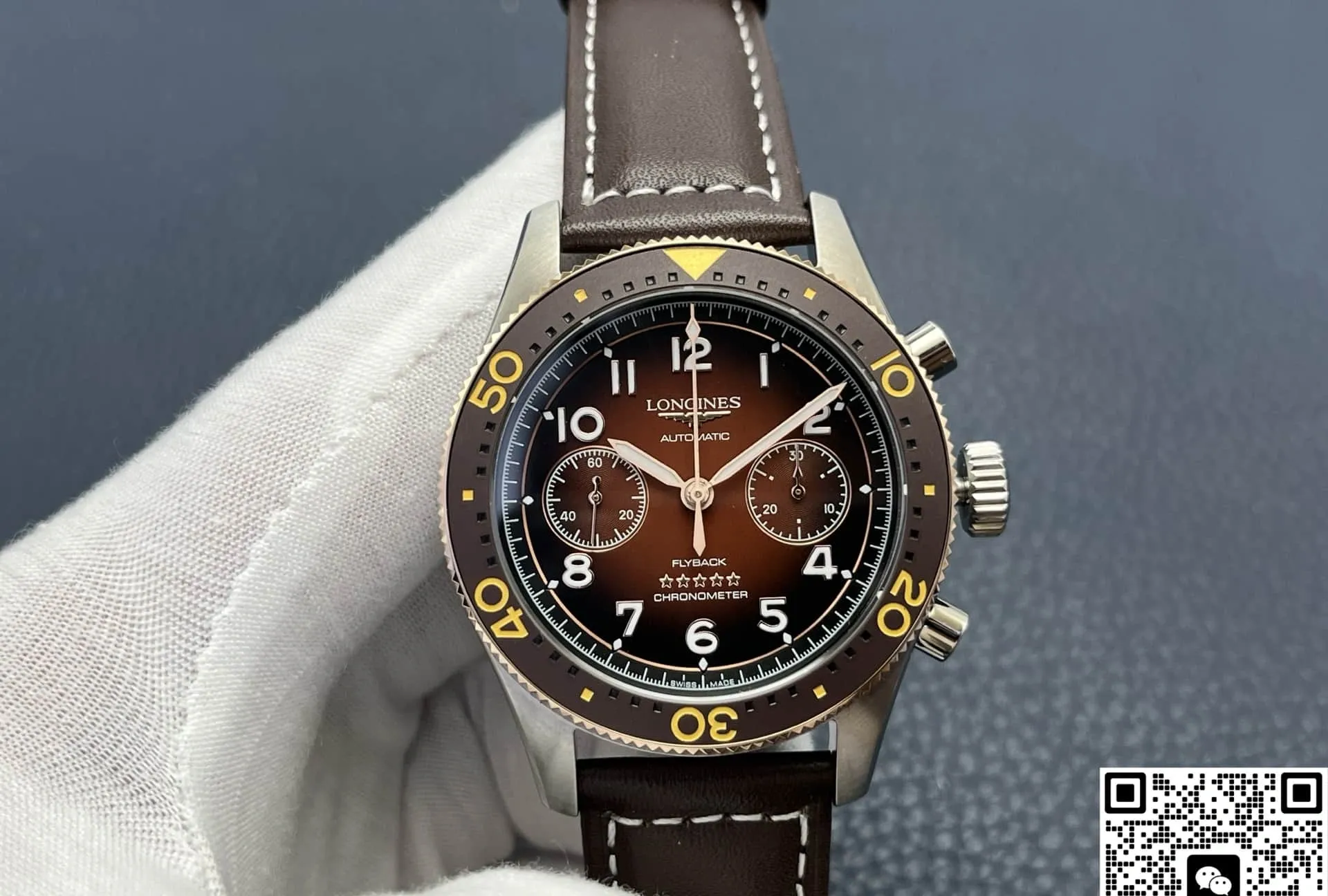 LG Factory Longines Spirit L3.821.5.59.2 1:1 Best Edition Replica Watch